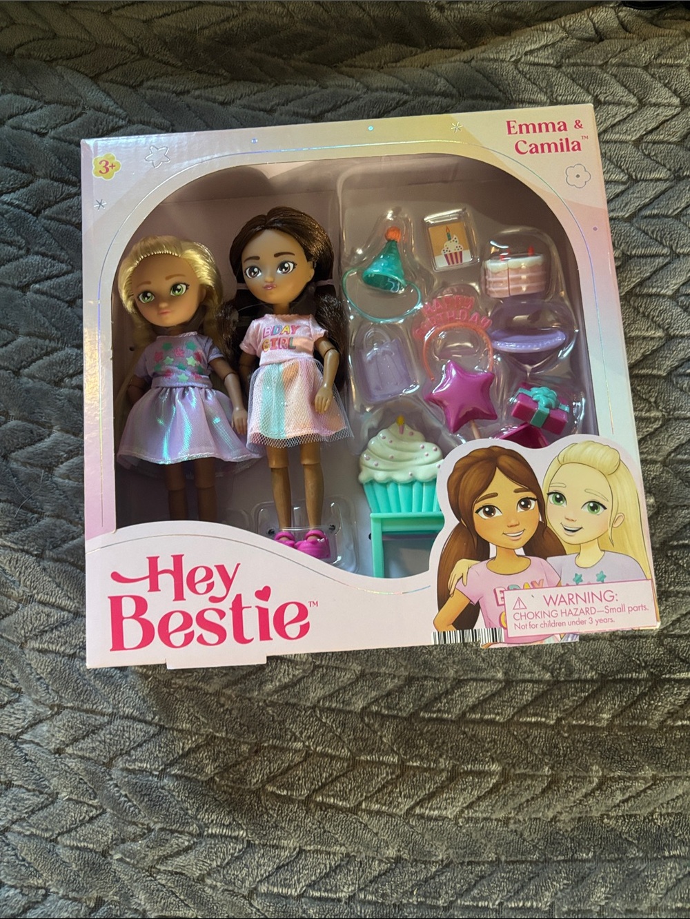 Emma & Camila Dolls Playset - Pink & Purple Hey Bestie